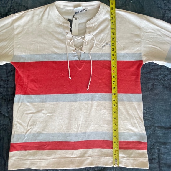 NWT Anthropologie The Upside Lace-Up Pullover Top, 100% Cotton, Size Large - Picture 12 of 16